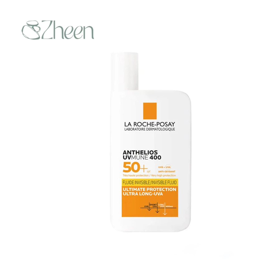 فلوئید ضد آفتاب بی رنگ لاروش پوزای با SPF50 حجم 50 میلی لیتر